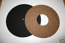 OscarsAudio Cork/rubber & Neoprene Turntable  Mat *twin mat **BEST VALUE**