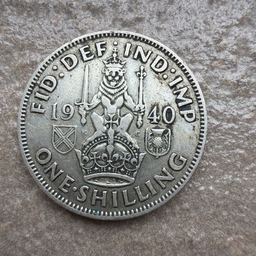 1940 george one - 1940, shilling