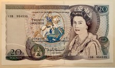 Bank england old - bank, £20