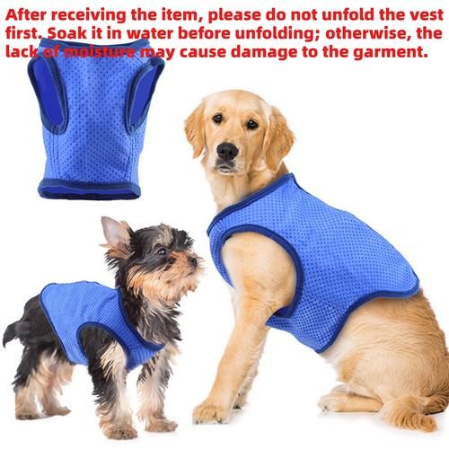 Summer dog cooling vest - summer,