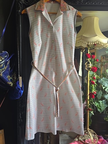 Handmade nylon dress 60s - handmade,