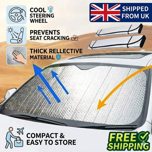 Front car windscreen sun - front,