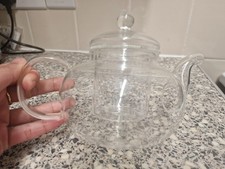 Clear Glass Teapot with