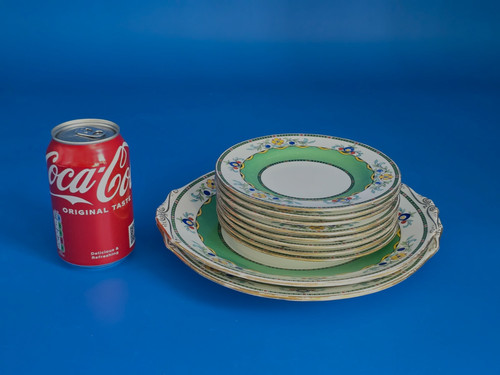 Mintons china cake plates - -,