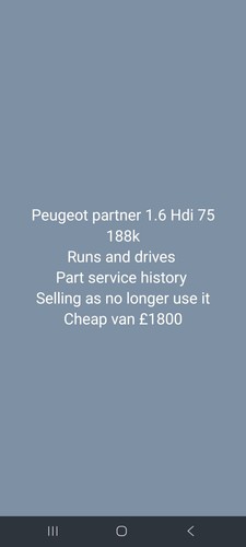 Peugeot partner bluehdifor - peugeot, 1.6