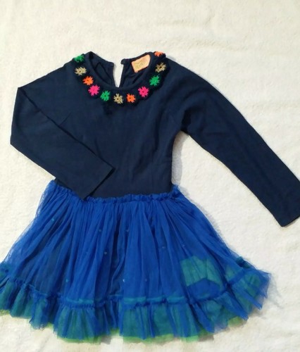 Mim navy long sleeve dress - navy,