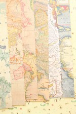 Vintage Maps Mix Card Stock