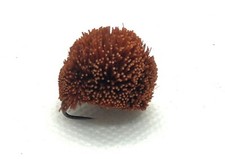 3 Carp Dog BISCUIT Flies BROWN FLOATING Barbless Coarse Fly Fishing Size 8 10 12