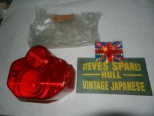 YAMAHA 350 YR5 1970,XS1B 1971,XS2 1972 ,YAS3 125,R/LAMP LENS ,GENUINE NOS ,NLA .