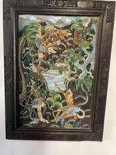 Balinese carved and painted