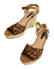 Peacocks Leopard Print Wedge