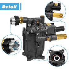 NEW HIGH PRESSURE WASHER WATER PUMP 3800 PSI MAX TRIPLE PISTON AXIAL PUMP