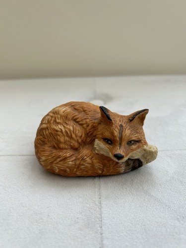 Vintage style curled sleeping - curled,