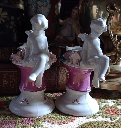 Vintage cherub porcelain - vintage,