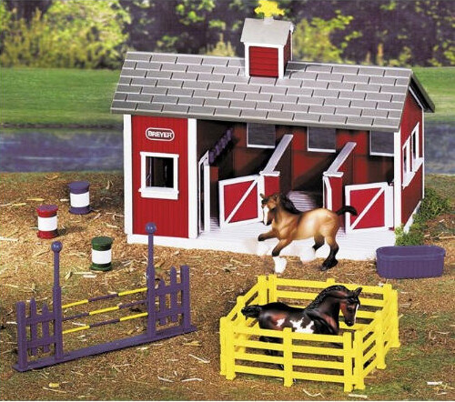 Breyer 59197 red stable - 59197,