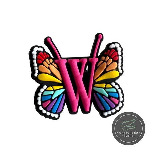 Butterfly letters charms - charms, for
