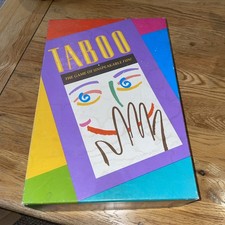 GAME Vintage Taboo The game of unspeakable fun - MB Games 1990