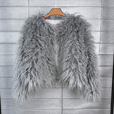 Ladies Shaggy Faux Fur Fleece