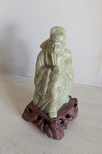 Carved Stone Oriental Figure/