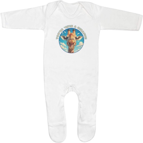 Laughing giraffe baby romper - baby,