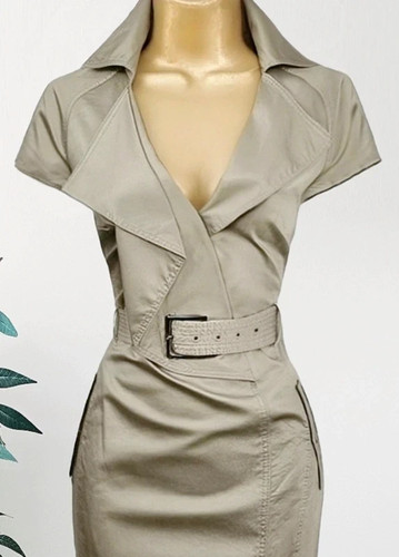 Karen millen khaki dress - karen, size