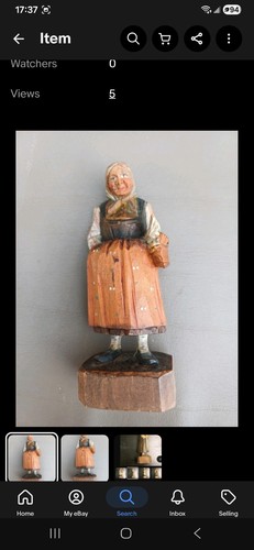 Anri vintage carved - carved, wooden