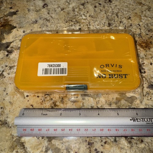 Orvis rust fly box - orvis, no