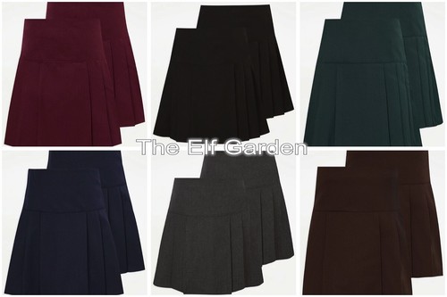 Girls pleated adjustable skirt - girls,