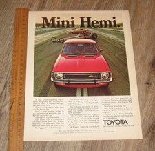 Toyota Car AD 1972 Corolla