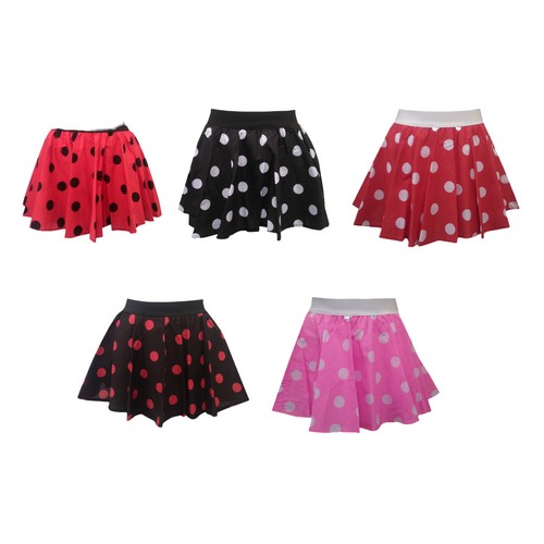 Girls kids polka - girls, skirt