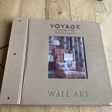 Voyage ‘Country’ ex-display wallpaper sample book, 59 large samples, craft