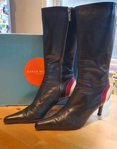 Karen millen leather boots - karen,