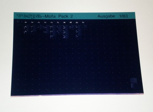 Microfiche spare parts catalog - spare,