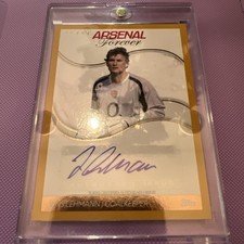 TOPPS ARSENAL FOREVER AUTO | JENS LEHMANN /49 | INVINCIBLES GOLD | RARE