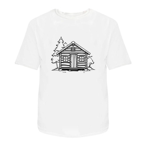 Log cabin unisex shirt - 'log, t-shirt