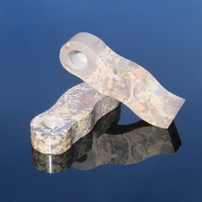 Hand carved soapstone - 3",