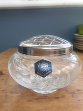 VINTAGE STUART CRYSTAL FUSCHIA