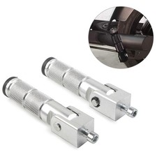 2x New Motorcycle Universal 8mm Footpegs Folding Passenger Foot Pegs for Bicycle
