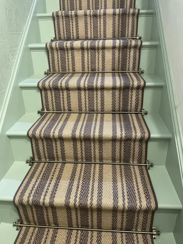Set stair carpet rods - carpet,