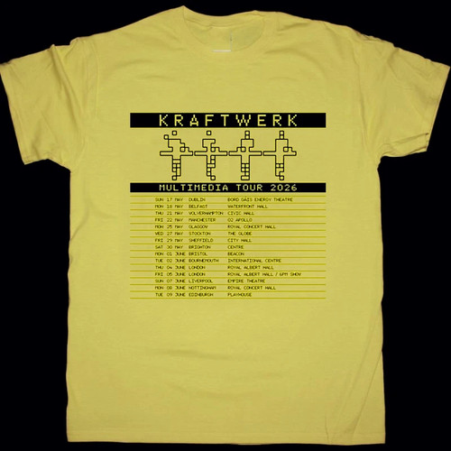 Kraftwerk band multimedia tour - band,