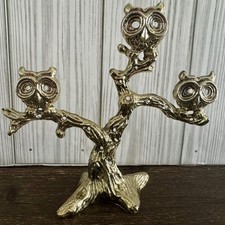 Vintage Owl Tree Earring