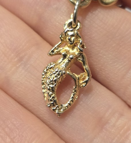 Vintage gold plated mermaid - vintage,