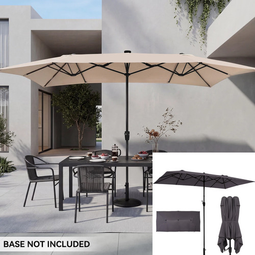 2x4m large parasol patio - large,