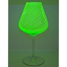 Large Uranium Empoli Glass