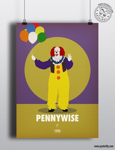 Pennywise minimal halloween - pennywise,