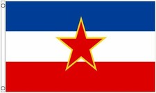 3' x 2' YUGOSLAVIA FLAG 1946