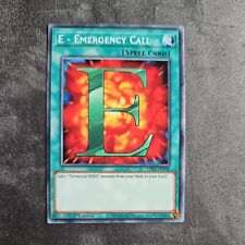 E - Emergency Call - 1st