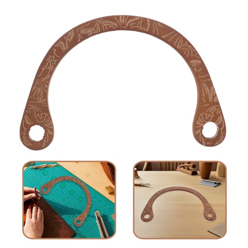 Handmade carved handbag wooden - handbag,