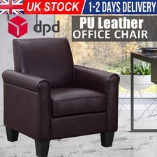 Single Sofa Seat Luxury Faux