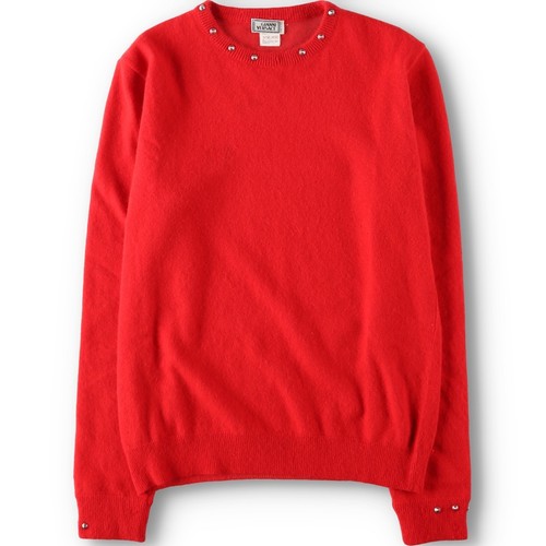 Used versace studded wool knit - versace,